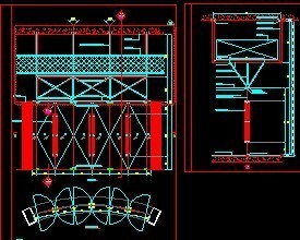 某酒店室内入口玻璃幕墙及玻璃门施工设计图免费下载 - 建筑装修图 - 土木工程网