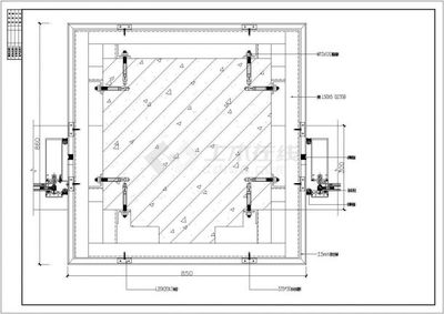 幼儿园幕墙及外墙铝板工程CAD