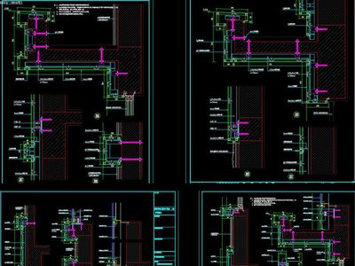 认识幕墙施工图内容的画法